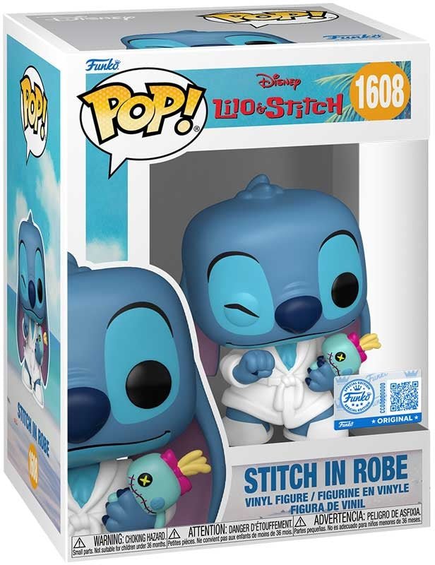 Lilo & Stitch - Stitch In Robe - 1608 - Special Edition - Disney - Funko Pop!