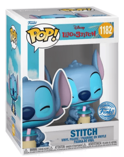 Lilo & Stitch - Stitch with Boba - 1182 - Special Edition - Disney - Funko Pop!