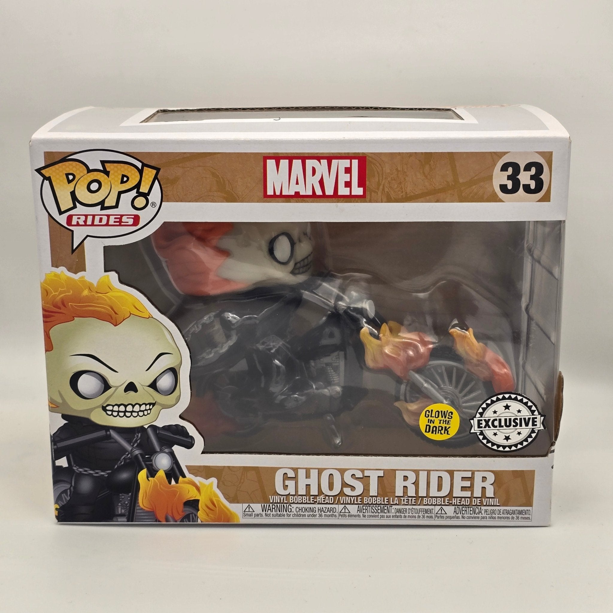 Marvel - Ghost Rider - #33 - GITD Exclusive - Vaulted - Funko Pop!