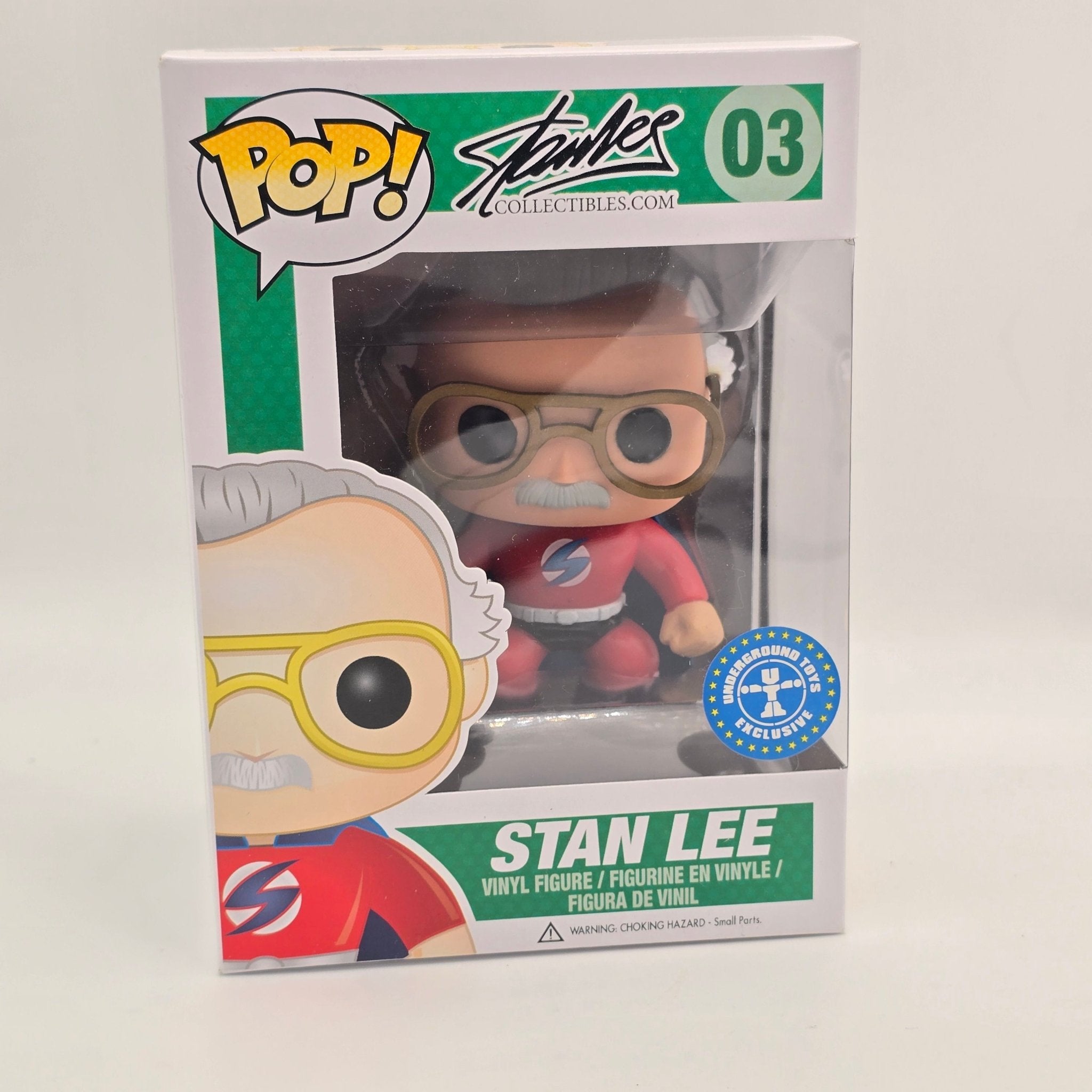 Marvel - Stan Lee (Superhero) - 03 - Underground Toys Exclusive - Funko Pop!