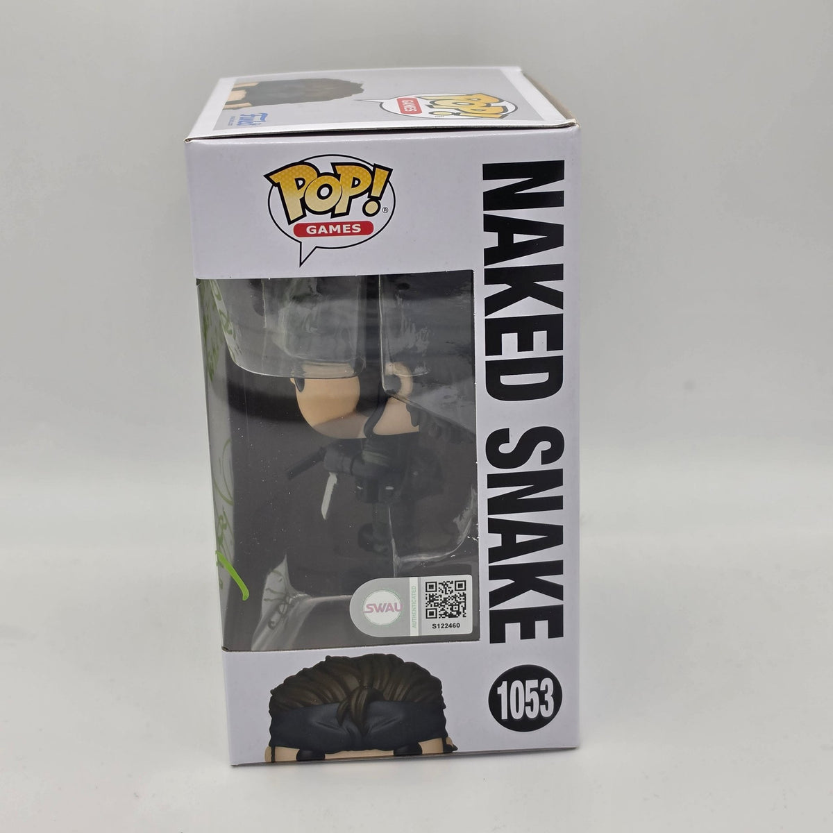 Metal Gear Solid - Naked Snake - #1053 - Signed David Hayter - SWAU Authentication - Funko Pop!