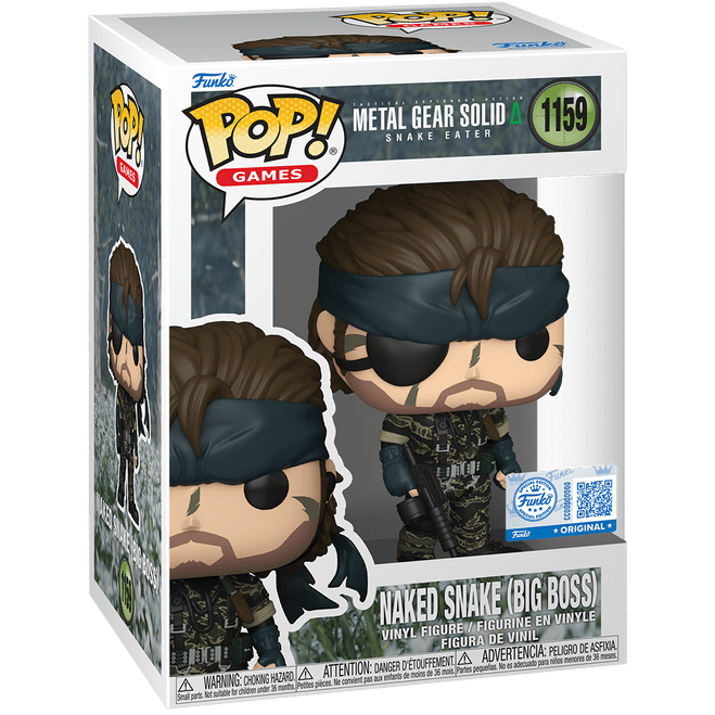 Metal Gear Solid - Naked Snake (Big Boss) - 1159 - Special Edition - Games - Funko Pop!