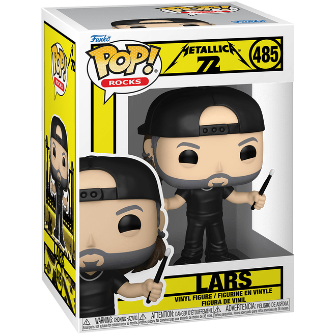 Metallica 72 - Lars - 485 - Rocks - Funko Pop!