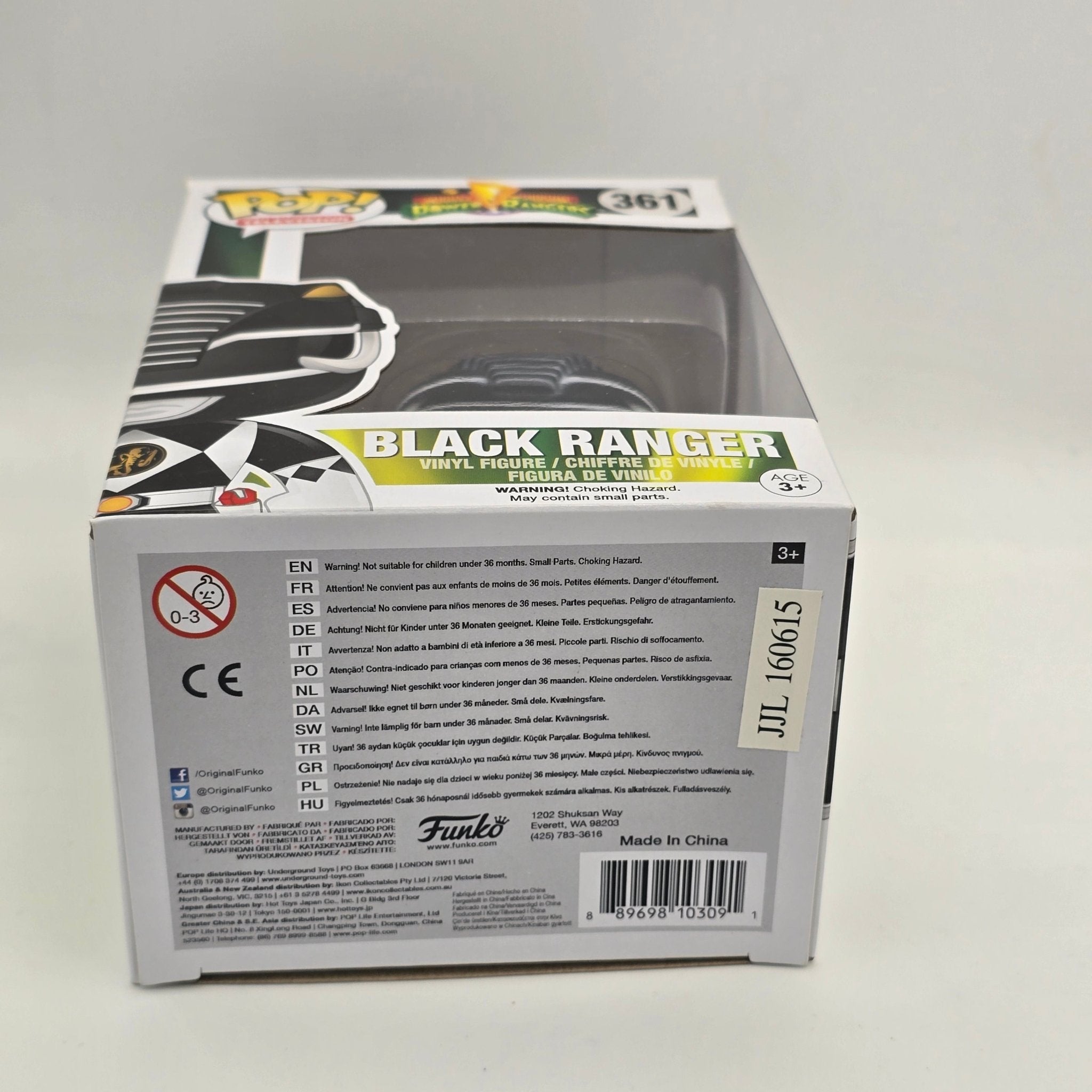 Mighty Morphin Power Rangers - Black Ranger - 361 - Television - Funko Pop!