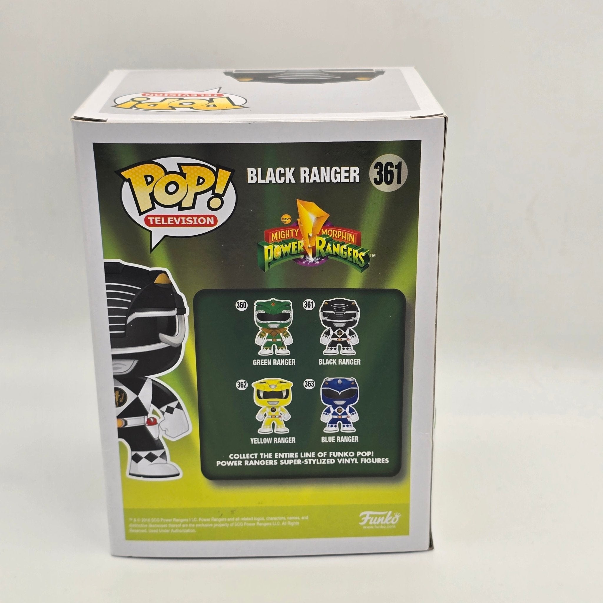 Mighty Morphin Power Rangers - Black Ranger - 361 - Television - Funko Pop!