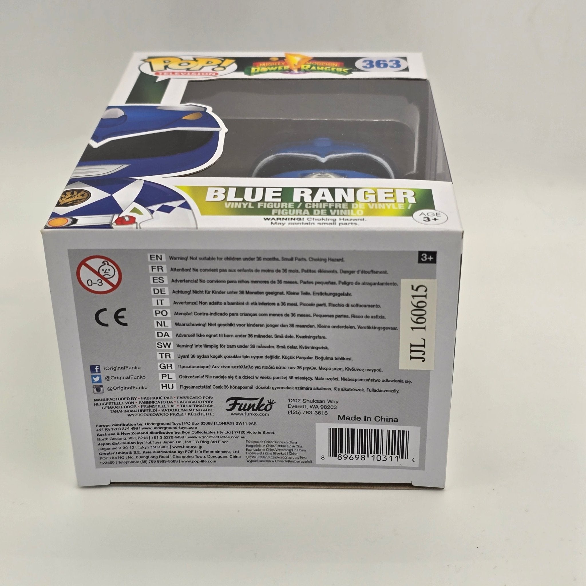 Mighty Morphin Power Rangers - Blue Ranger - 363 - Television - Funko Pop!