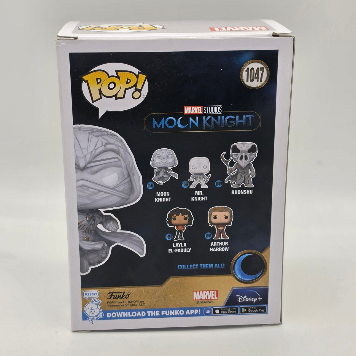 Moon Knight - #1047 - Signed Oscar Isaac - SWAU Authentication - Funko Pop!