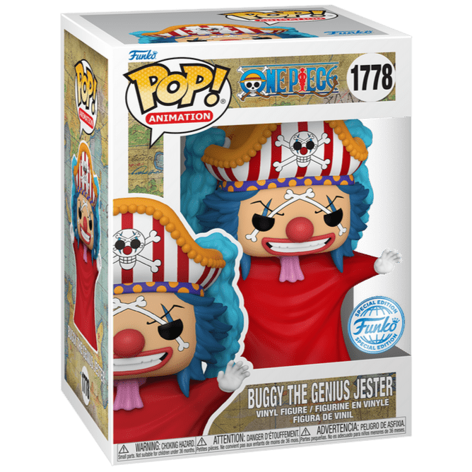 One Piece - Buggy The Genius Jester - #1778 - Special Edition - Anime - Funko Pop!