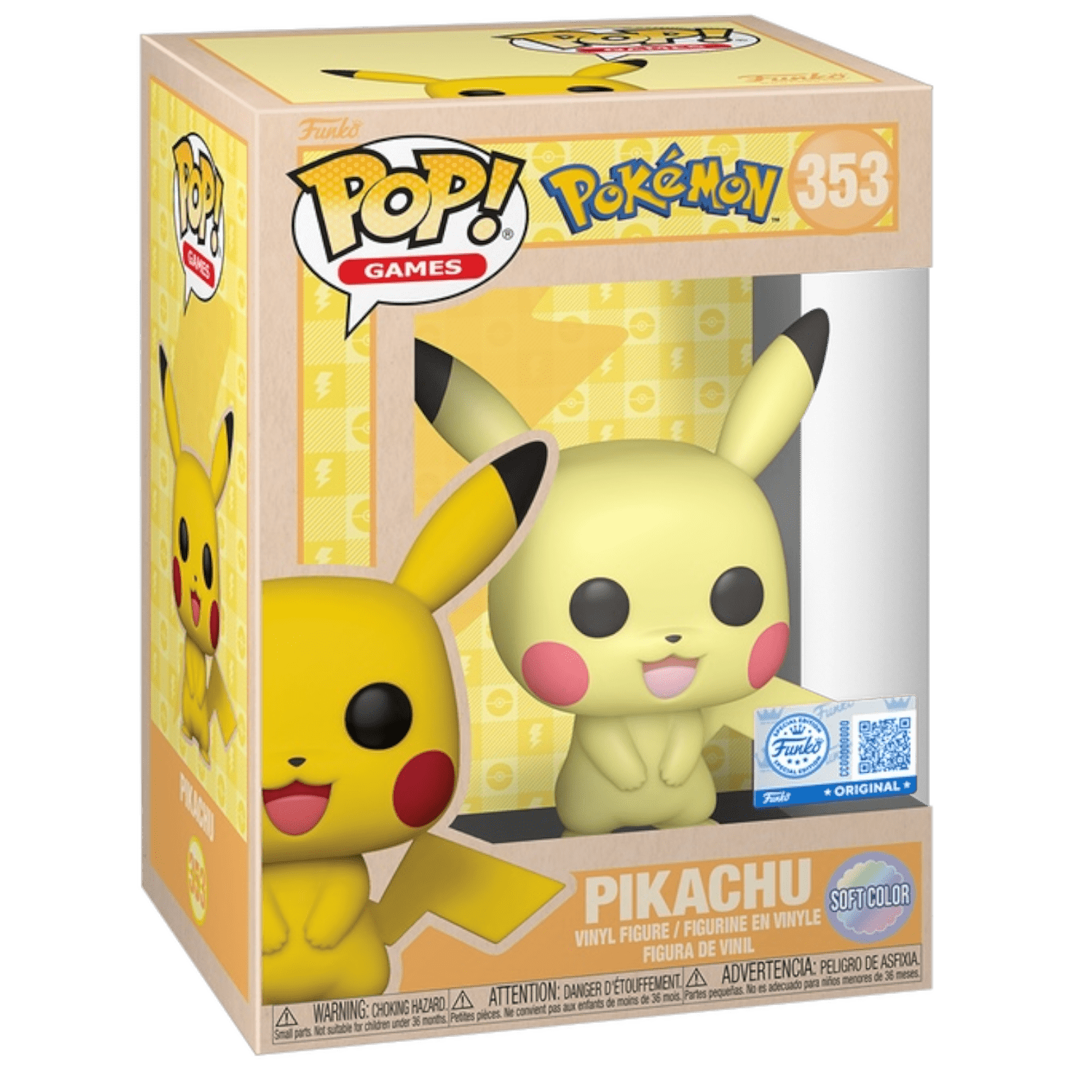 Pokemon - Pikachu - 353 - Soft Color Special Edition - Games - Funko Pop!