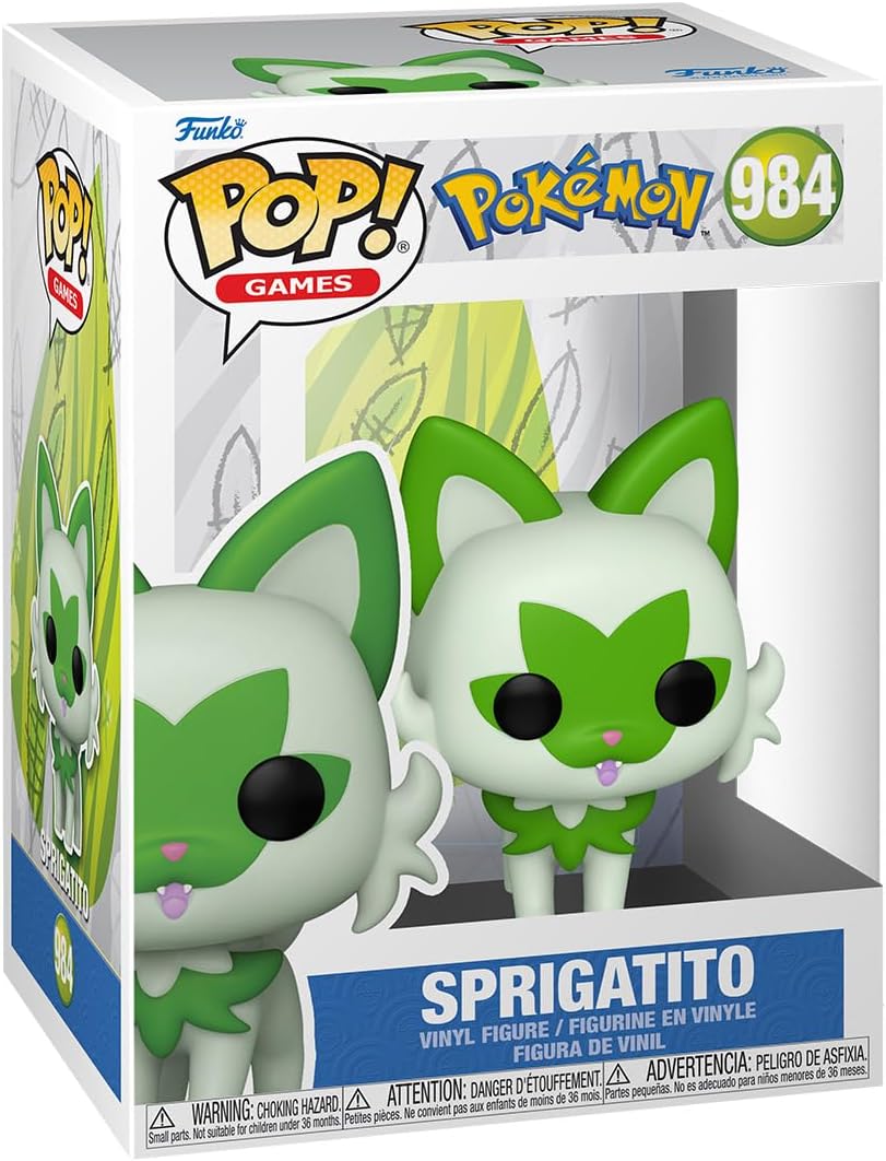 Pokemon - Sprigatito - #984 - Games - Funko Pop!