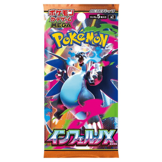 Pokmon TCG Mega Evolution Inferno X - Japanese Booster Pack Pokmon TCG Mega Evolution Inferno X - Japanese Booster Pack
