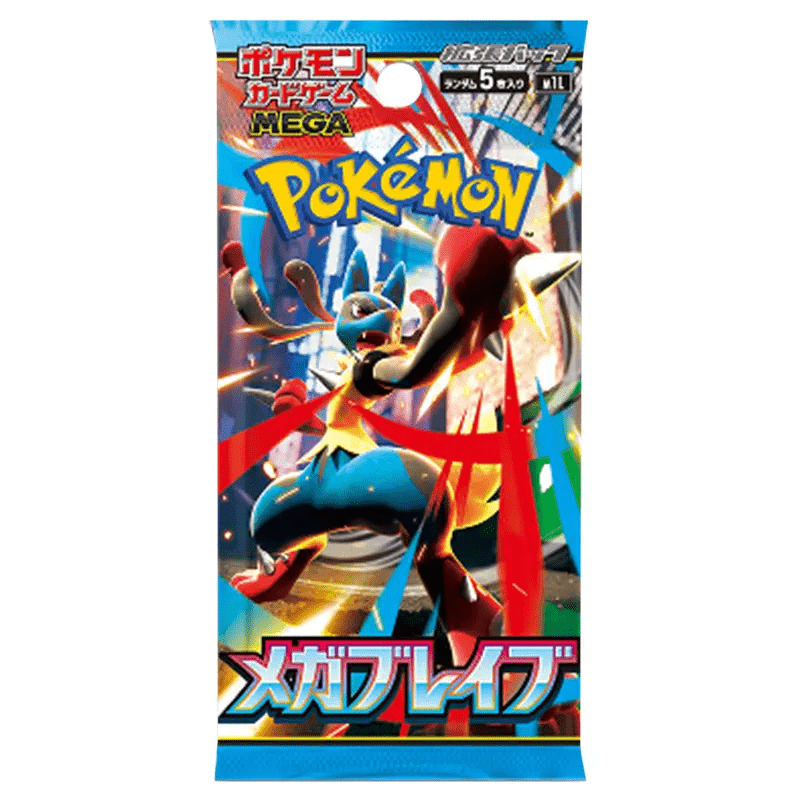Pokémon TCG Mega Evolutions Mega Brave Japanese Booster Pack Pokémon TCG Mega Evolutions Mega Brave Japanese Booster Pack