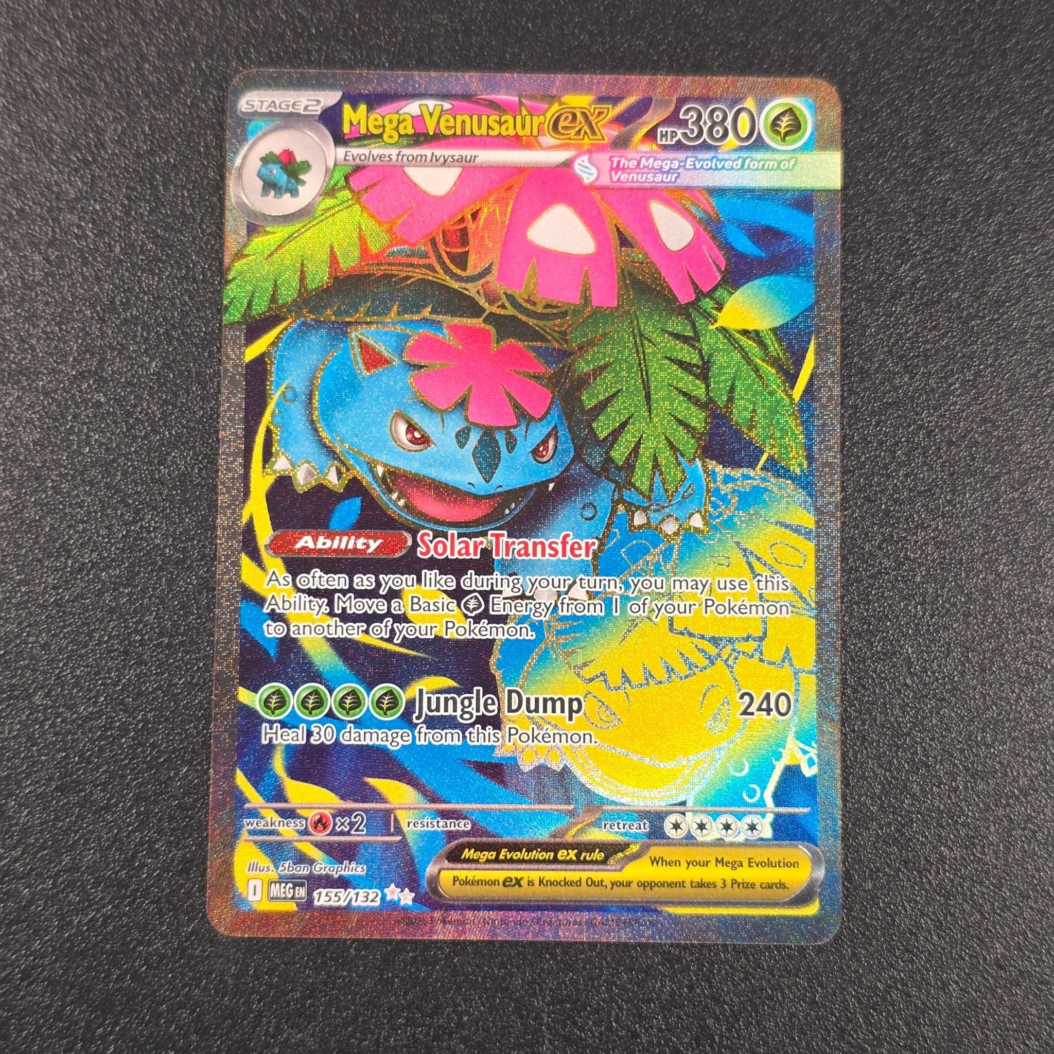 Pokmon Mega Evolutions Mega Venusaur EX 155/132 Near Mint Pokmon Mega Evolutions Mega Venusaur EX 155/132 Near Mint
