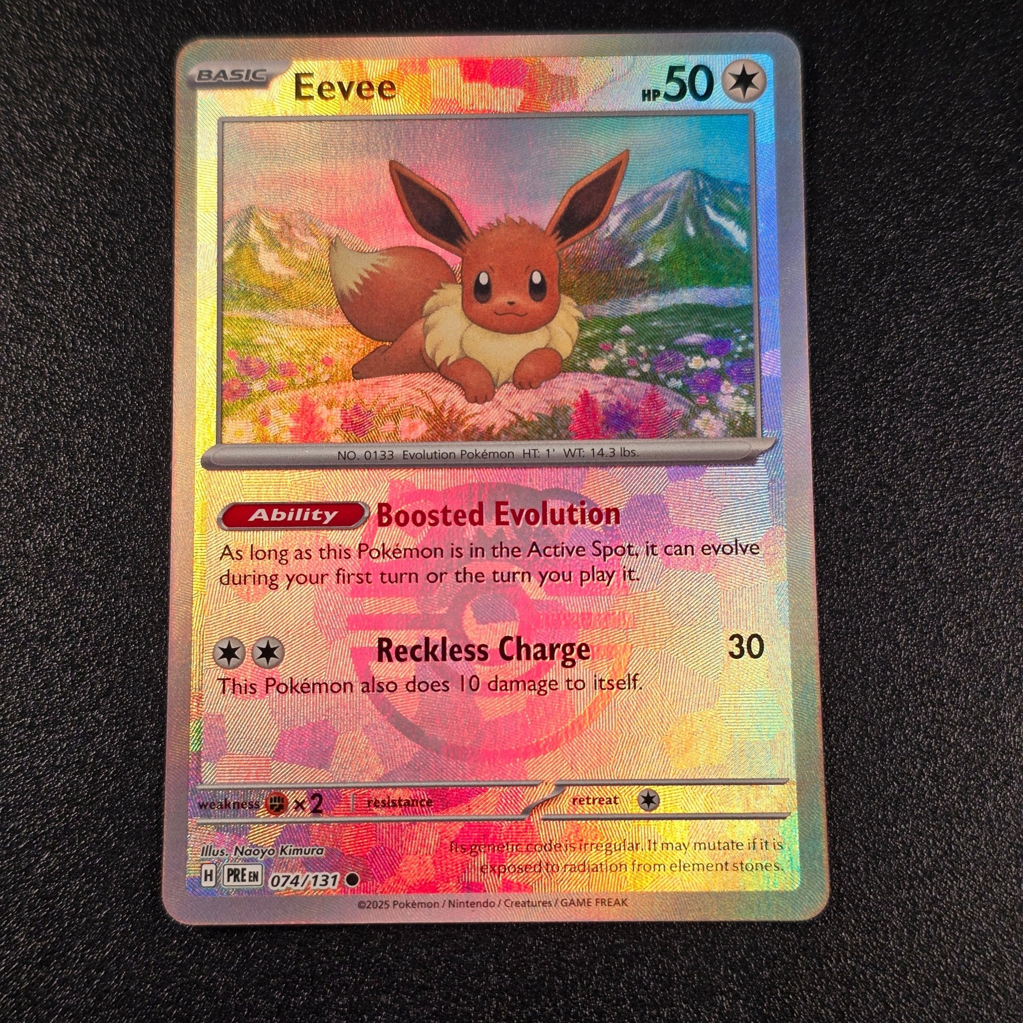 Pokmon TCG Prismatic Evolutions Eevee 074/131 - Near Mint Pokmon TCG Prismatic Evolutions Eevee 074/131 - Near Mint