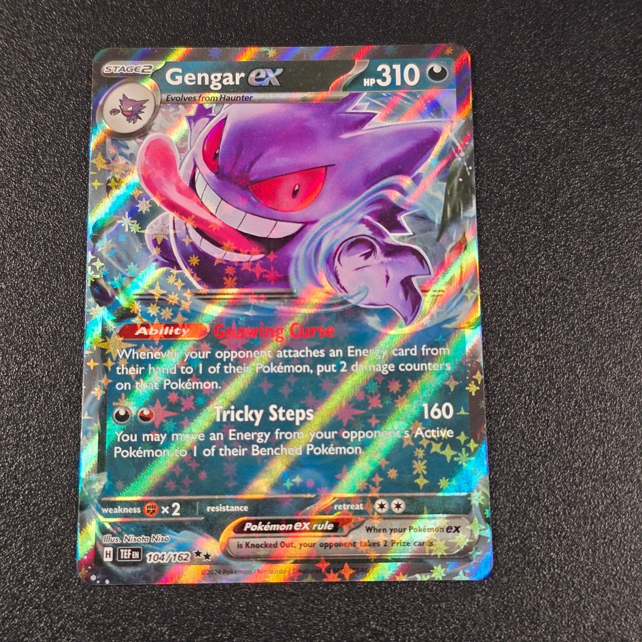 Pokémon TCG - Temporal Forces - Gengar EX - 104/162 - Near Mint
