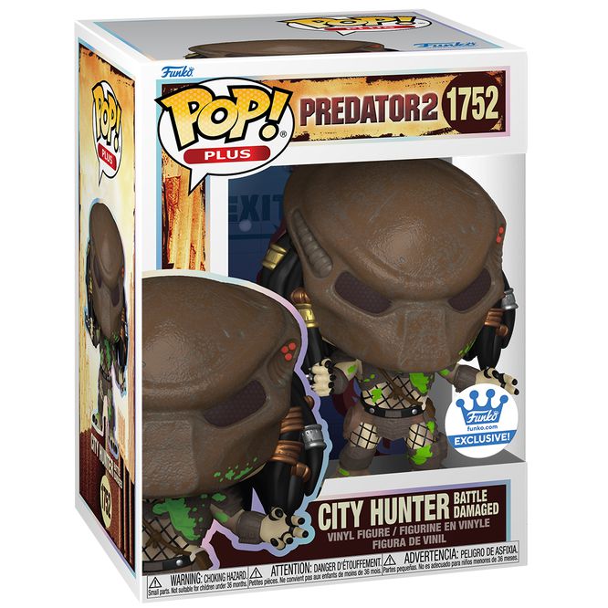 Predator 2 - City Hunter (Battle Damaged) - #1752 - Funko Exclusive - Movies - Funko Pop!