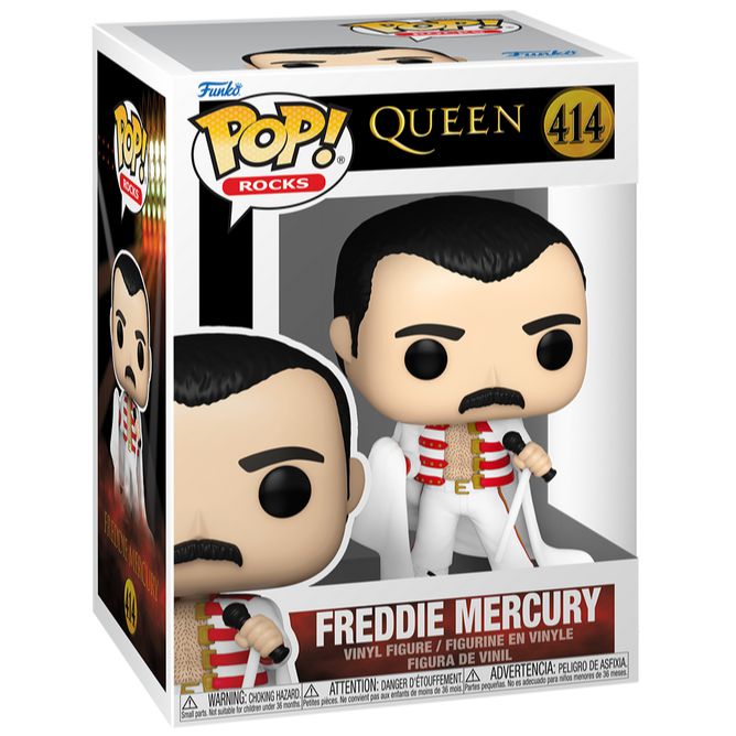 Queen - Freddie Mercury - With Cape - #414 - Rocks - Funko Pop!