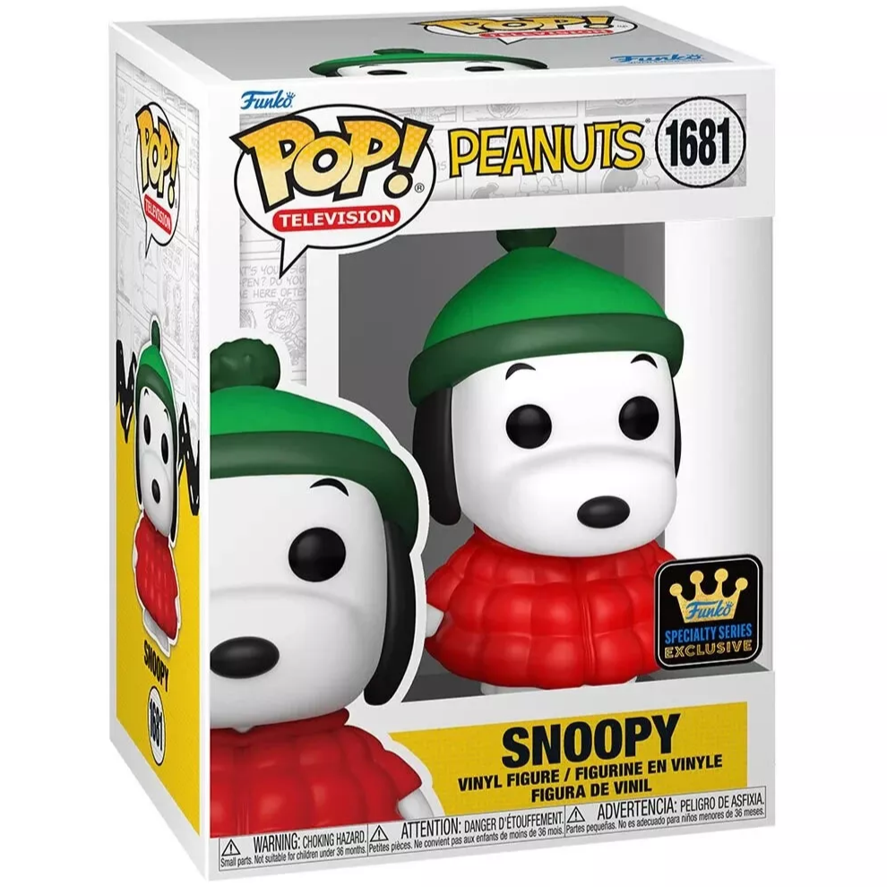 Peanuts - Snoopy In Coat - #1681 - Speciality Series - Animation - Funko Pop!