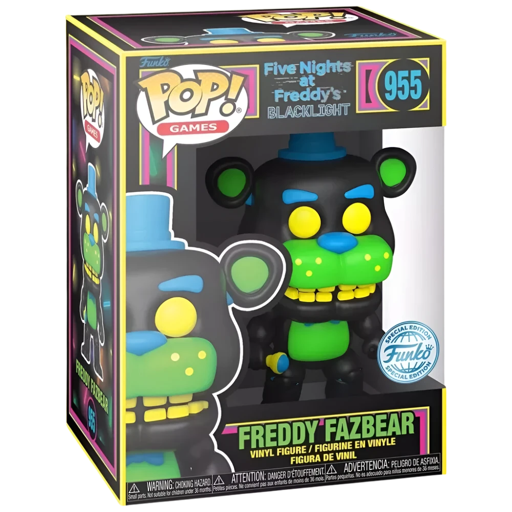 Five Nights At Freddy's - Freddy Fazbear - #955 - Blacklight Special Edition - Games - Funko Pop!