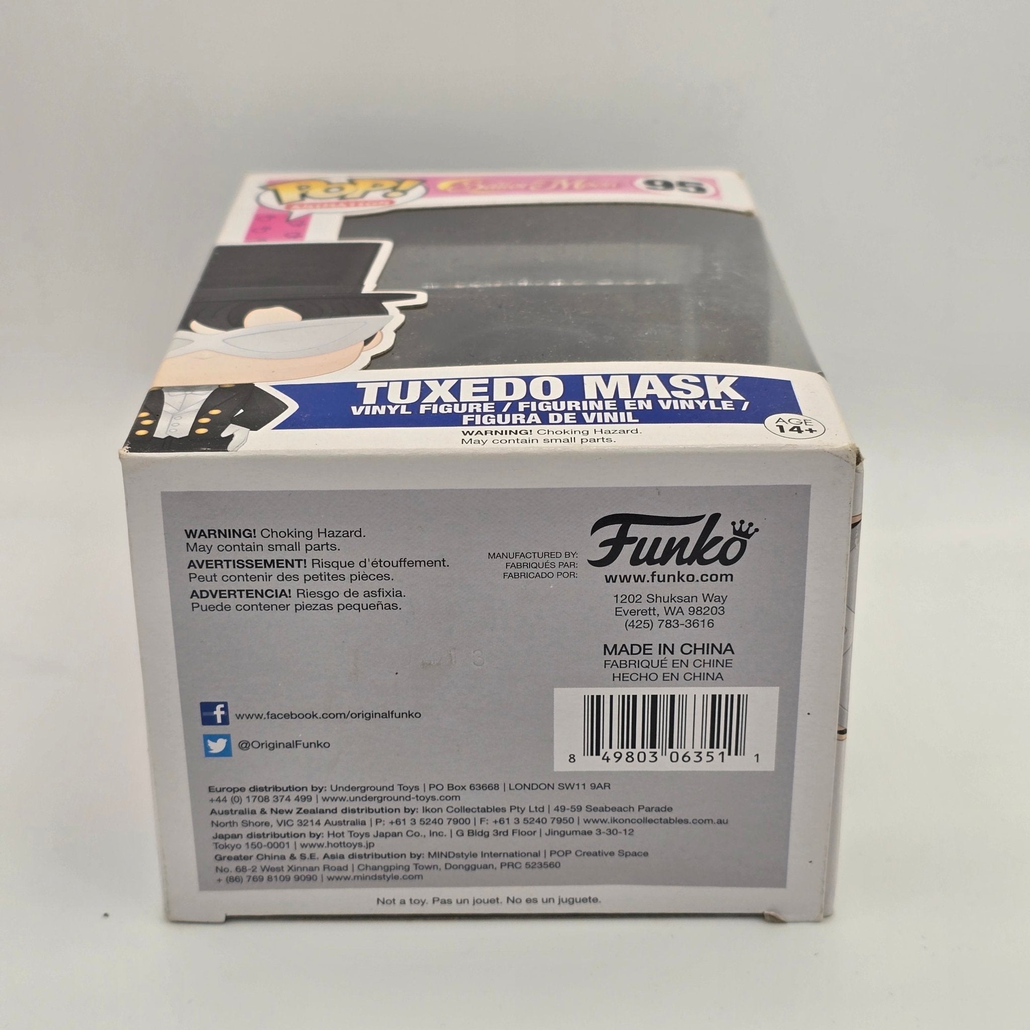 Sailor Moon - Tuxedo Mask - #95 - Anime - Vaulted Funko Pop!