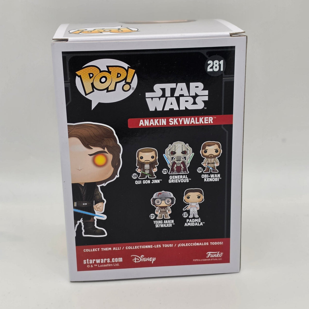Sar Wars - Anakin Skywalker - #281 - Signed Hayden Christensen - SWAU Authentication - Funko Pop!