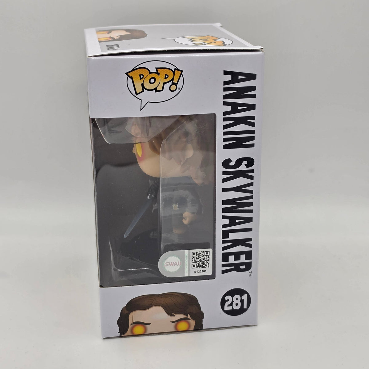 Sar Wars - Anakin Skywalker - #281 - Signed Hayden Christensen - SWAU Authentication - Funko Pop!
