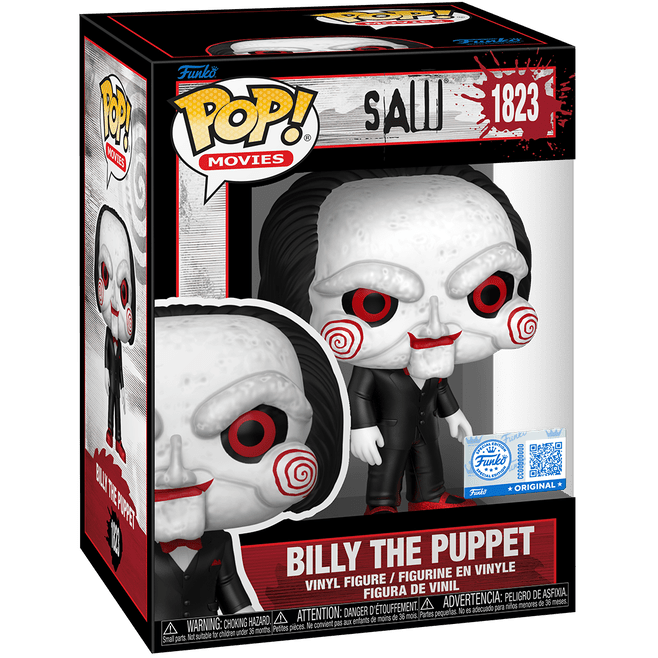 Saw - Billy The Puppet Glitter Shoes - 1823 - Special Edition - Movies - Funko Pop!