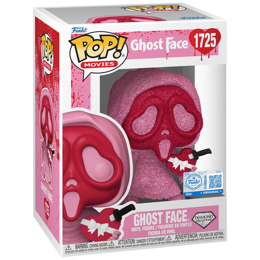 Scream - Valentines Ghost Face - #1725 - Diamond Glitter Special Edition - Movies - Funko Pop!