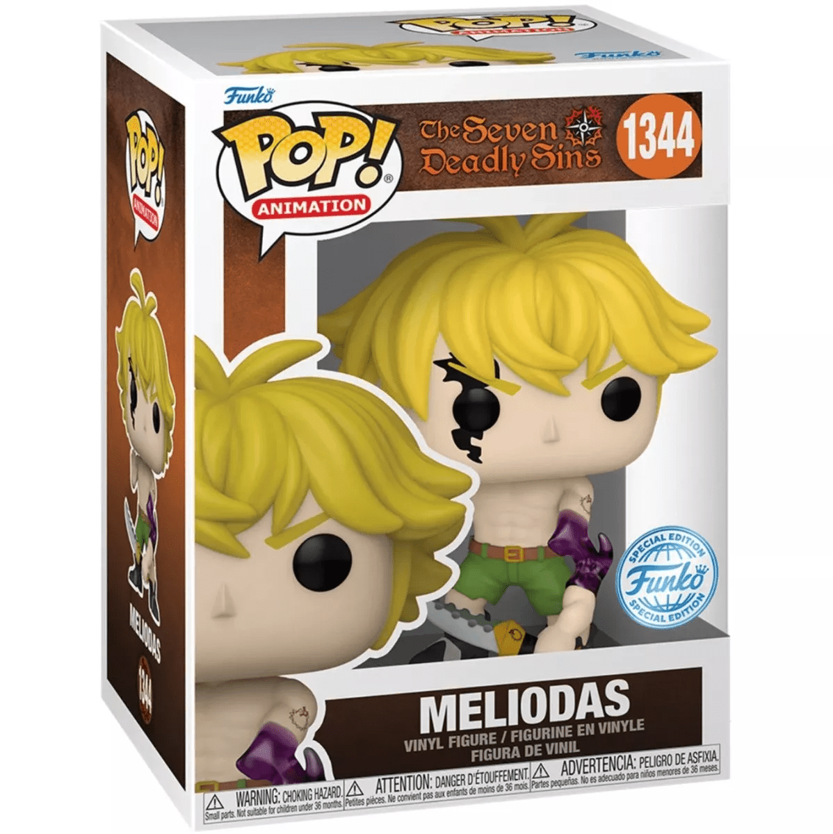Seven Deadly Sins - Meliodas - #1344 - Special Edition - Anime - Funko Pop!