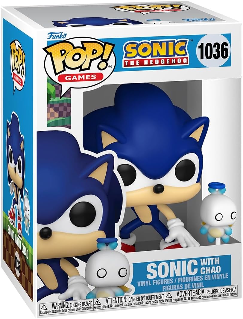 Sonic the Hedgehog - Sonic With Chao - 1036 - Games - Funko Pop!