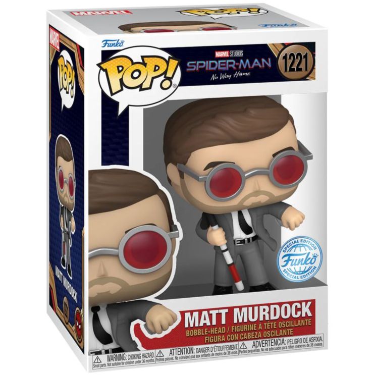 Spider - Man No Way Home - Matt Murdock - #1221 - Special Edition - Marvel - Charlie Cox - Funko Pop!