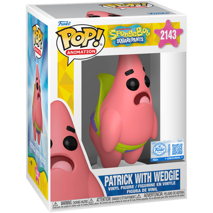 SpongeBob Squarepants - Patrick With Wedgie - 2143 - Special Edition - Animation - Funko Pop!