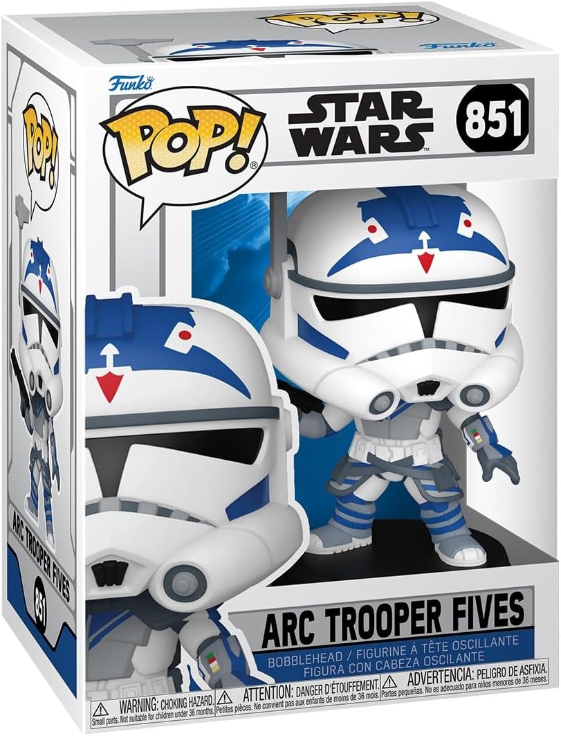 Star Wars - Arc Trooper Fives - 851 - Clone Wars - Funko Pop!