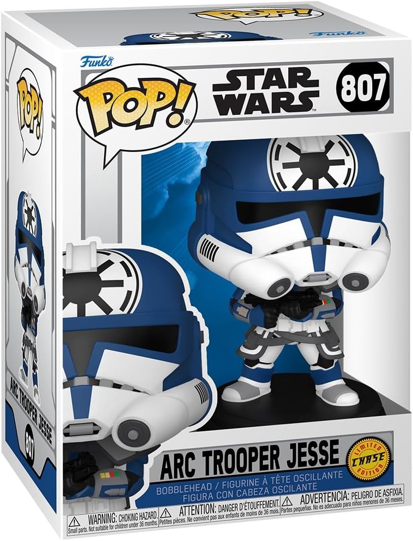 STAR WARS jesse ジェシー chase チェイス funko Star Wars Arc Trooper Jesse W/Helmet #807 - Chase Funko Pop!