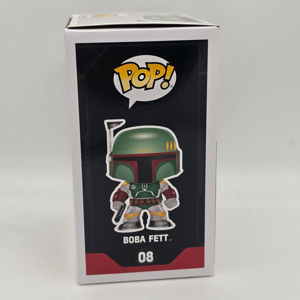 Star Wars - Boba Fett - #08 - Temuera Morrison Signed - SWAU Authentication - Funko Pop!