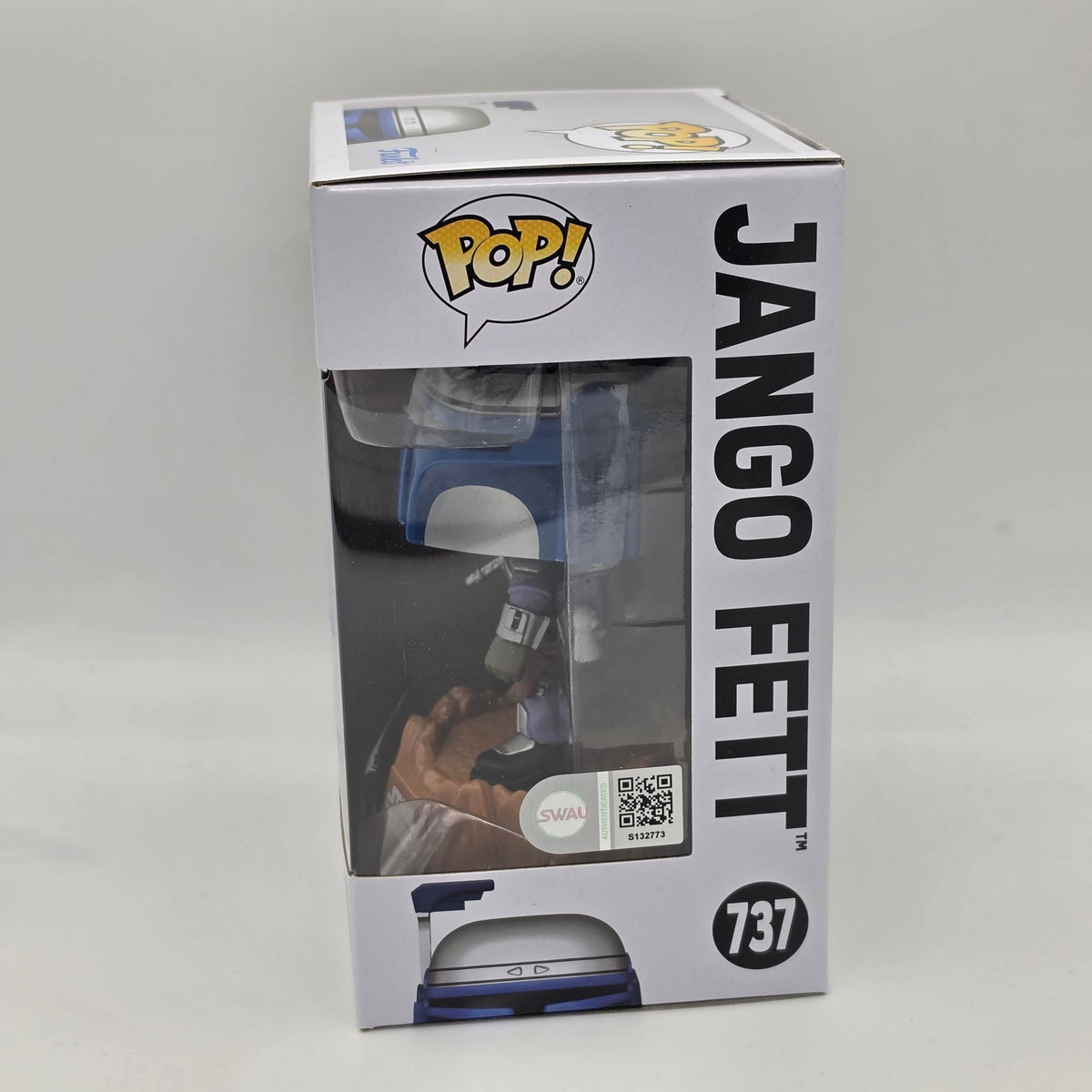Star Wars - Jango Fett - #737 - Temuera Morrison Signed - SWAU Authentication - Funko Pop!