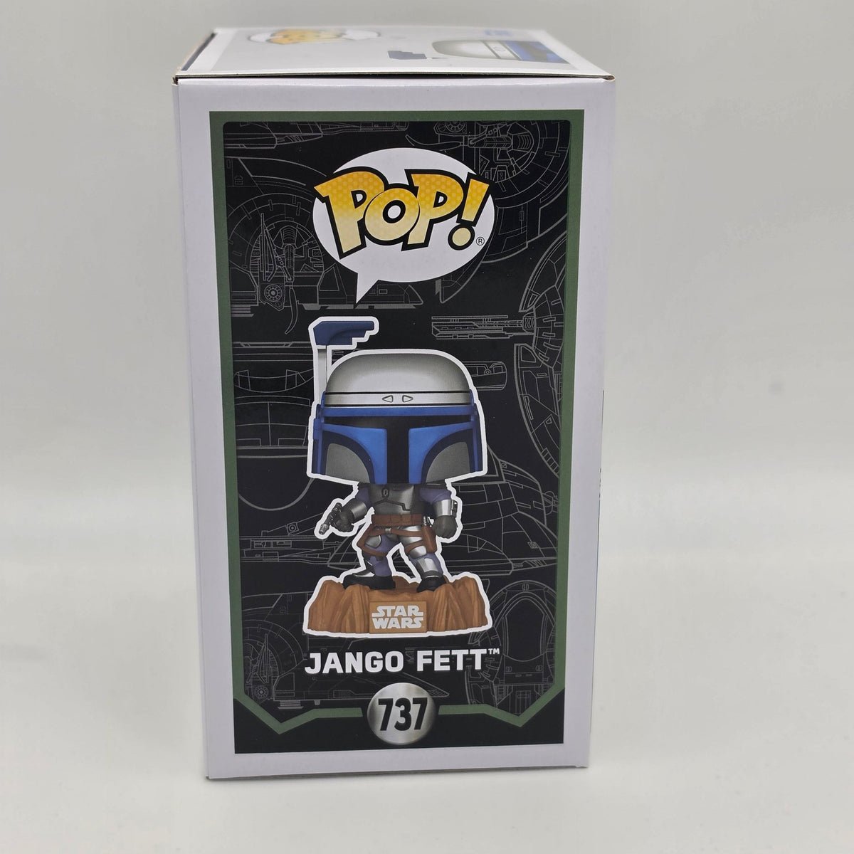 Star Wars - Jango Fett - #737 - Temuera Morrison Signed - SWAU Authentication - Funko Pop!