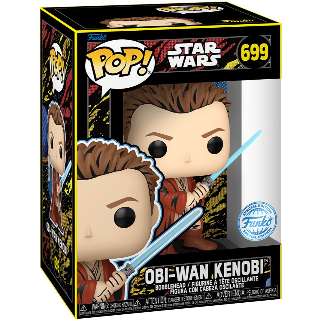 Star Wars - Obi - Wan Kenobi (Retro) - #699 - Special Edition - Funko Pop!