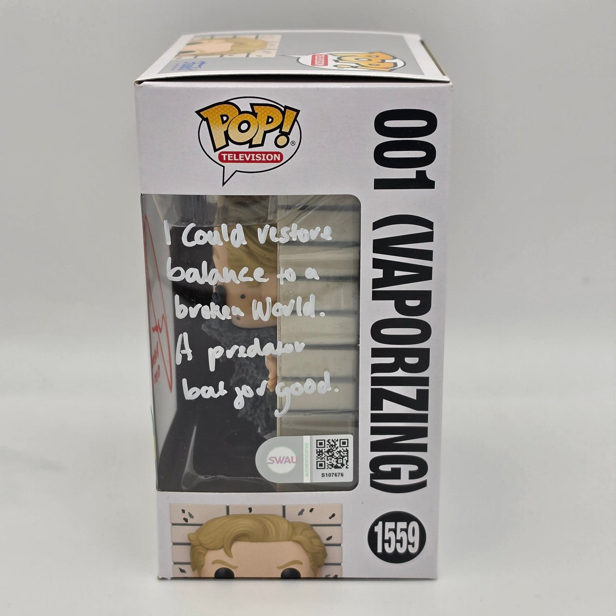 Stranger Things - 001 - #1559 - Exclusive - Jamie Campbell Bower Signed - SWAU Authentication - Funko Pop