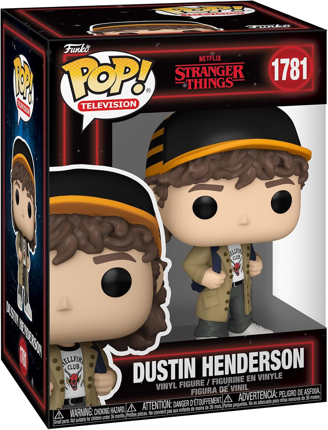 Stranger Things - Dustin Henderson - 1781 - Television - Funko Pop!