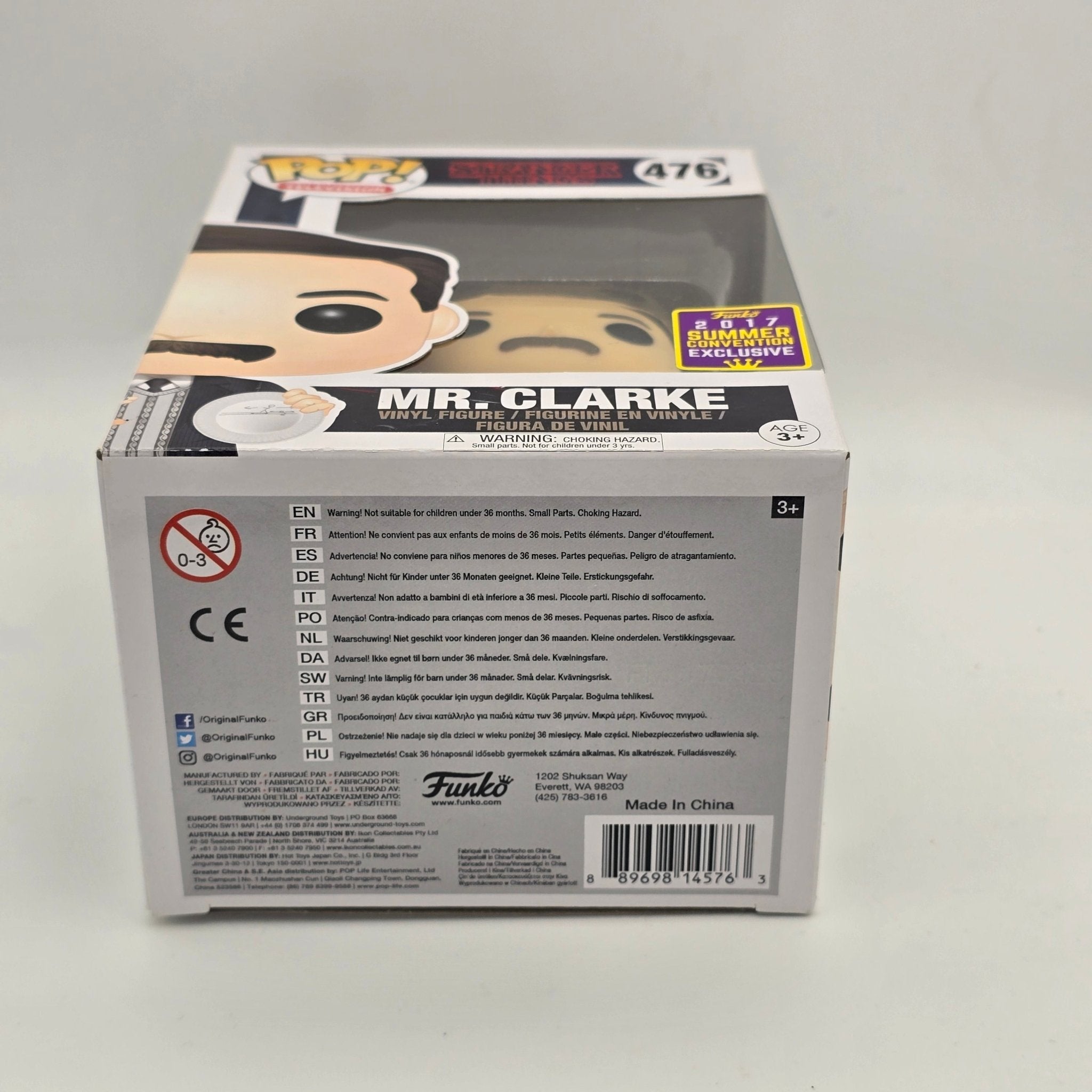 Stranger Things - Mr. Clarke - 476 - 2017 Convention Exclusive - Television - Funko Pop!