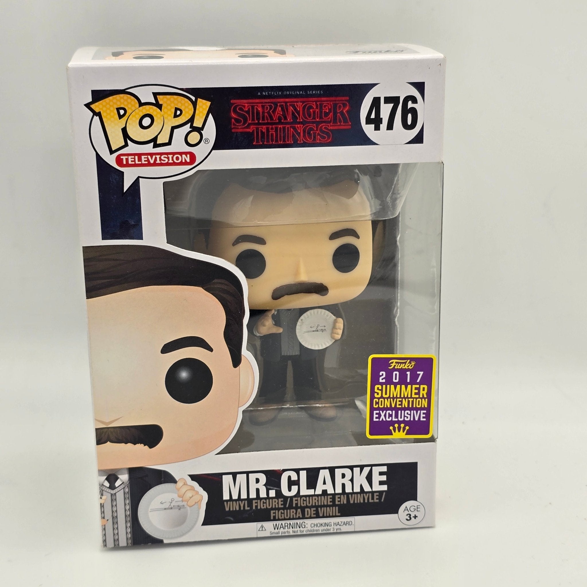 Stranger Things - Mr. Clarke - 476 - 2017 Convention Exclusive - Television - Funko Pop!