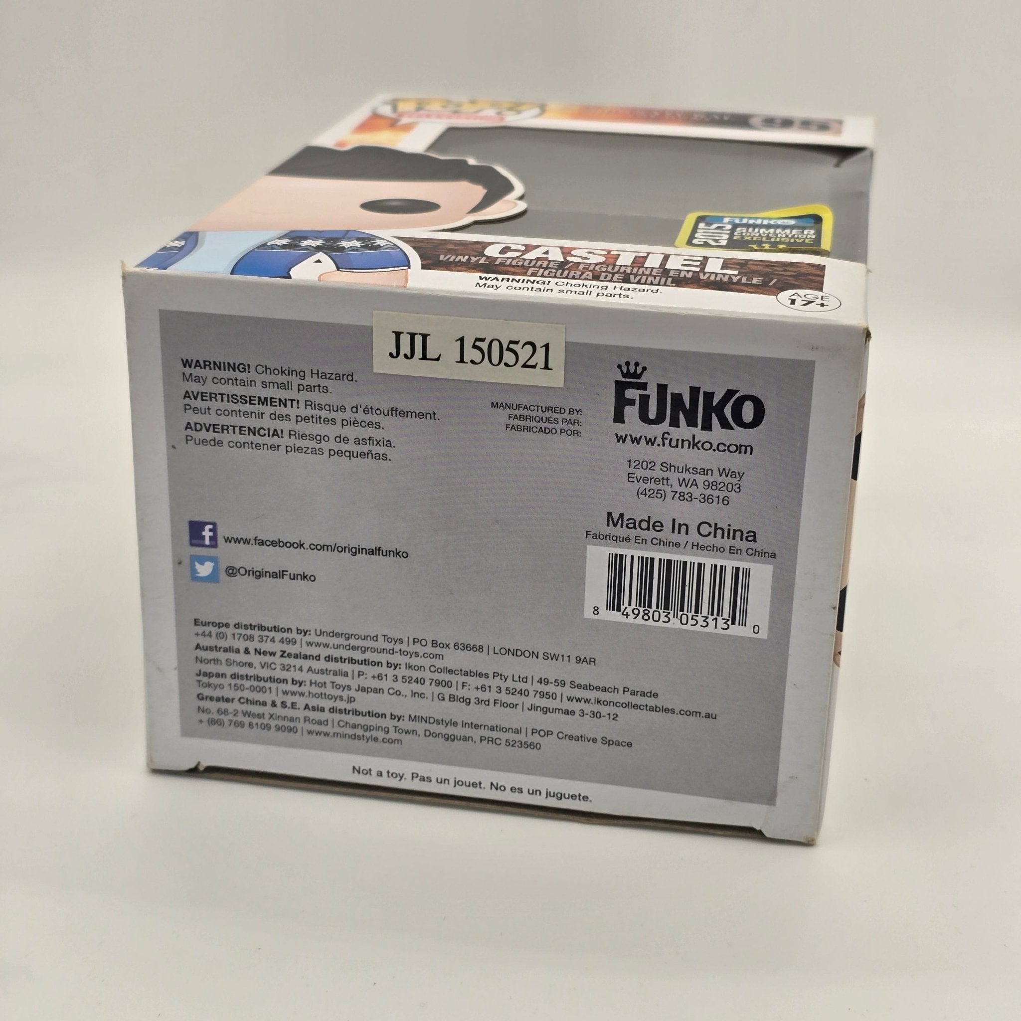 Supernatural - Castiel - #95 - French Mistake 2015 Convention Exclusive - Television - Funko Pop!