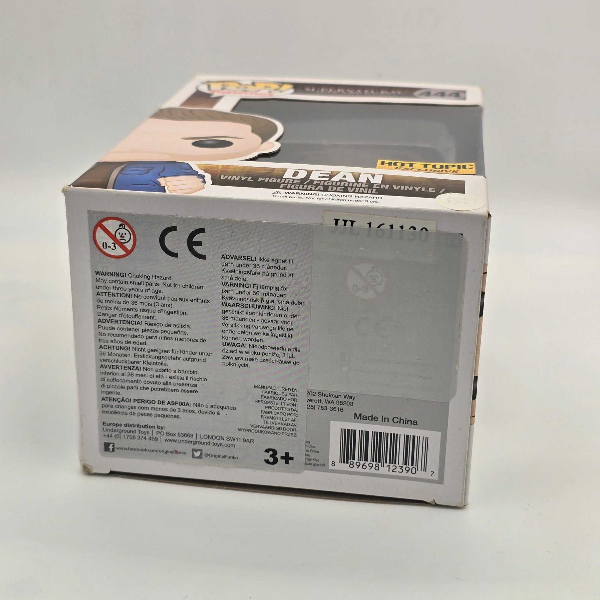 Supernatural - Dean - #444 - Hot Topic Exclusive - Television - Funko Pop!