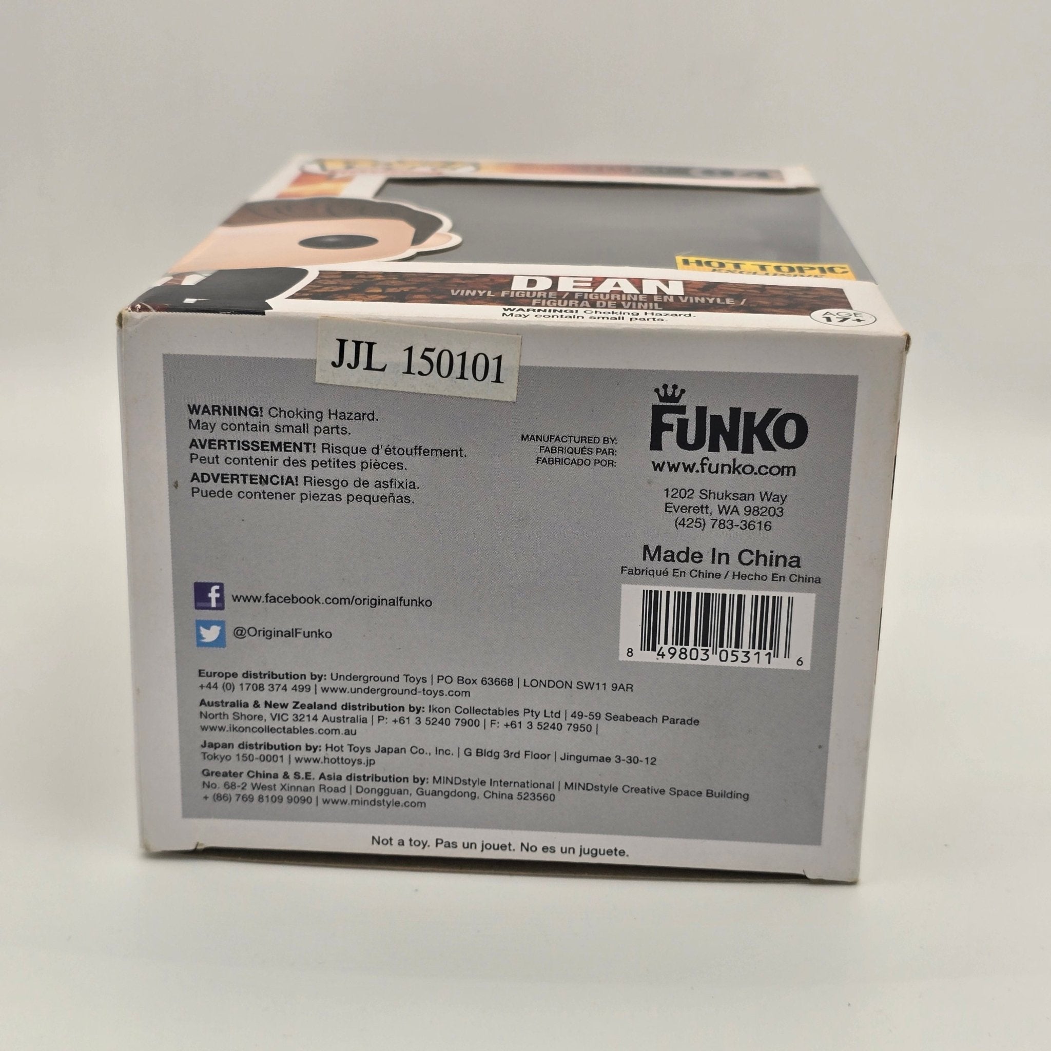 Supernatural - Dean - #94 - FBI Suit Hot Topic Exclusive - Television - Funko Pop!