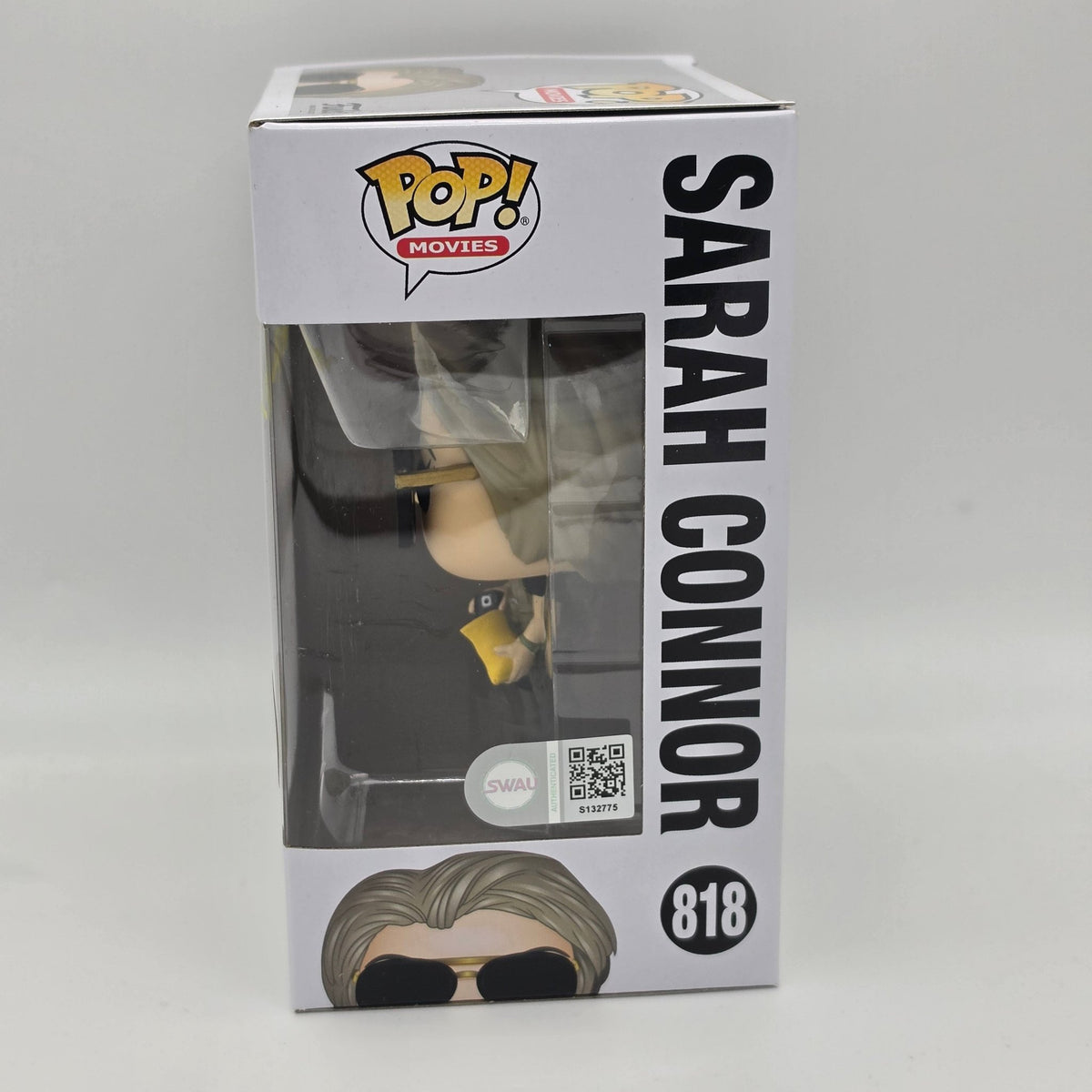 Terminator - Sarah Connor - #818 - Linda Hamilton Signed - SWAU Authentication - Funko Pop!