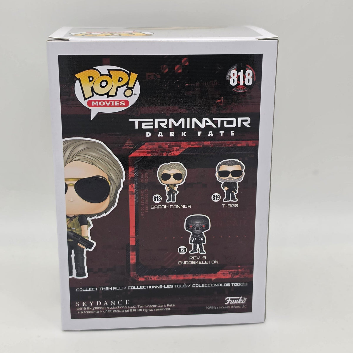 Terminator - Sarah Connor - #818 - Linda Hamilton Signed - SWAU Authentication - Funko Pop!