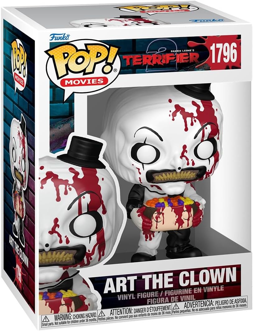 Terrifier - Art the Clown With Candy Filled Head - 1796 - Movies - Funko Pop!