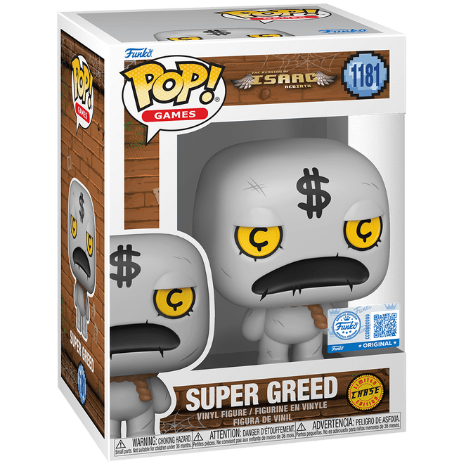 The Binding of Isaac Rebirth - Super Greed - #1181 - Chase Special Edition - Games - Funko Pop!
