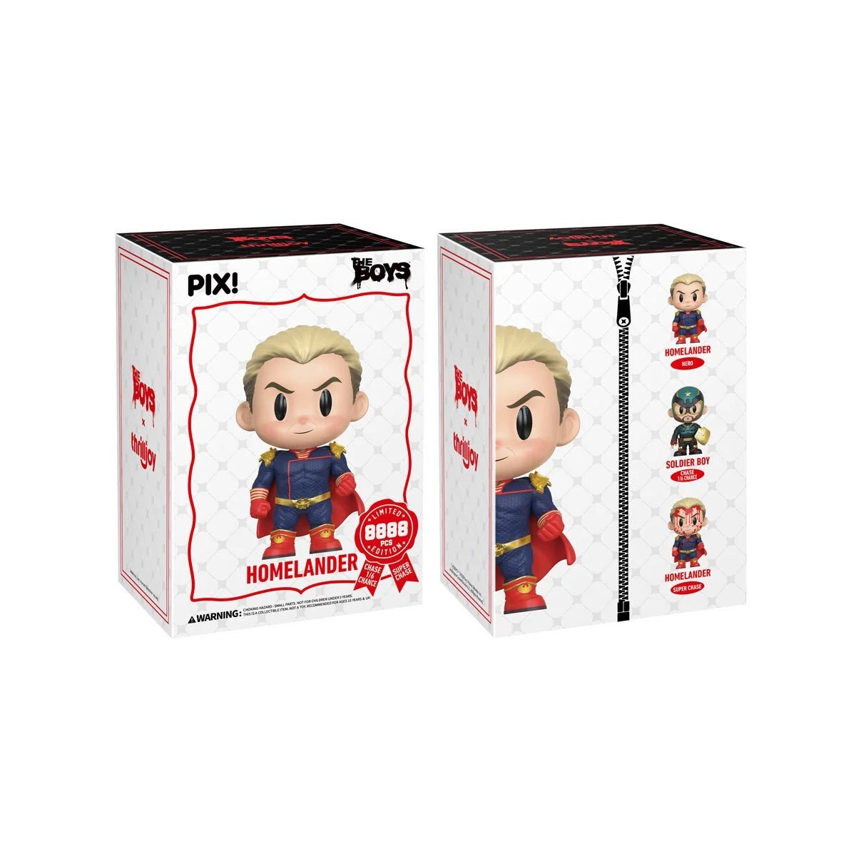 The Boys - Homelander - 8888 Limited Piece - ThrillJoy Pix! Vinyl Figure